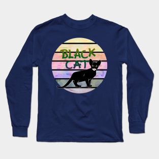 Black Cat Long Sleeve T-Shirt